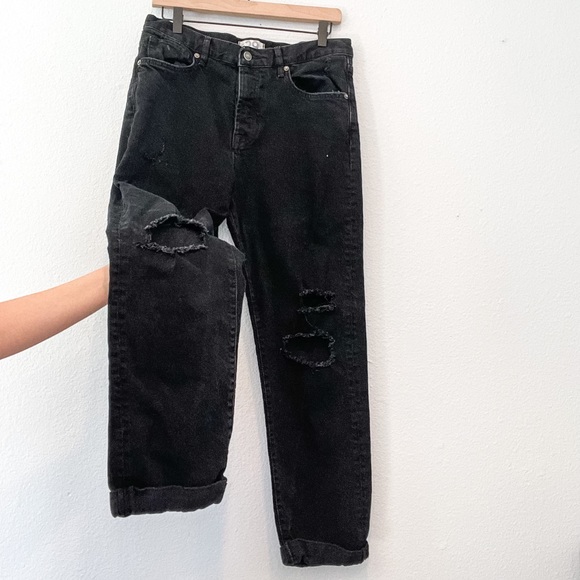 Free people black high waisted denim - Picture 4 of 4